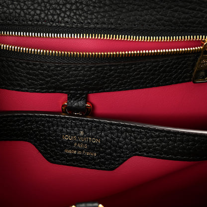 Louis Vuitton Taurillon Capucines BB Black 6 of 9