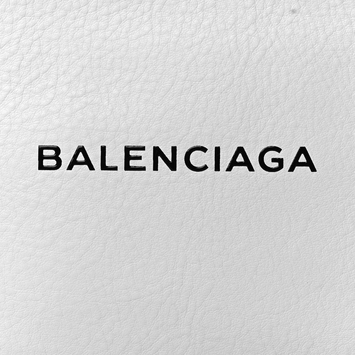 Balenciaga Calfskin Logo M Everyday Pouch White 8 of 10