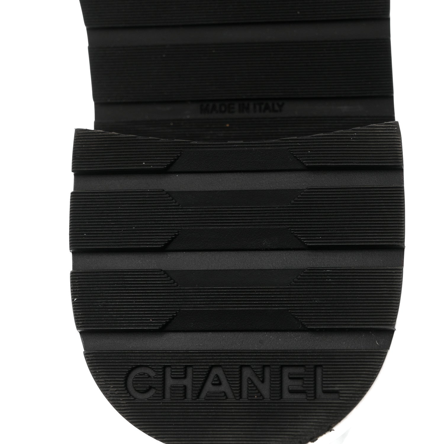 Chanel Shiny Goatskin Calfskin Quilted Lace Up Combat Boots 38 Black 6 of 10