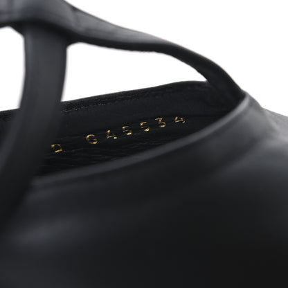 Chanel Lambskin Grosgrain Cap Toe Camellia Mary Jane Pumps 40 Black 7 of 9