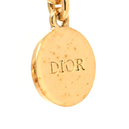 Christian Dior Metal CD Choker Necklace Gold 5 of 5