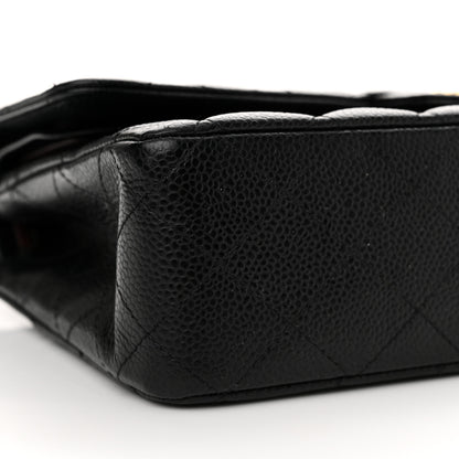 Chanel Caviar Quilted Medium Double Flap Black 9 of 13