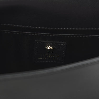 Versace Vitello Palazzo Medusa Evening Clutch Bag Black 8 of 9