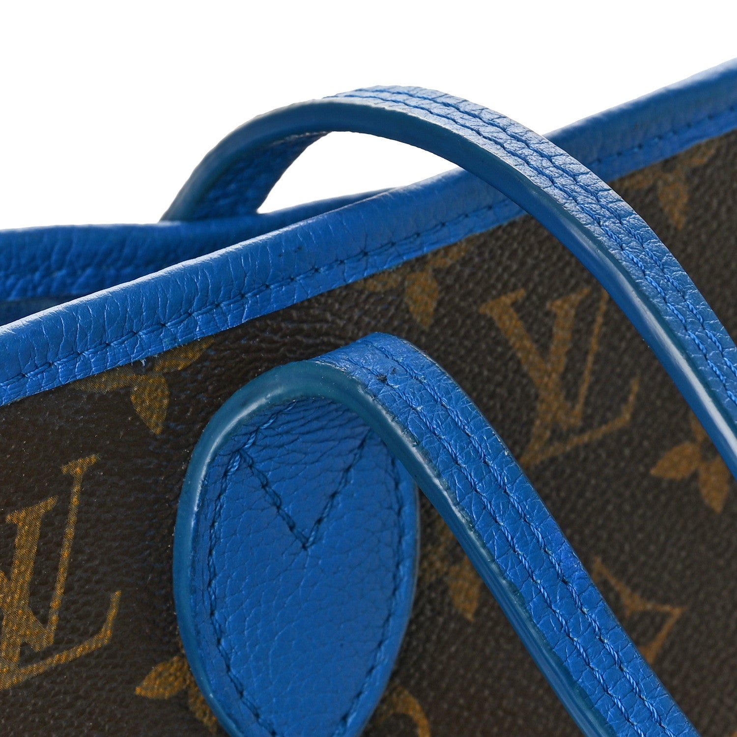 Louis Vuitton Monogram Articles de Voyage Ikat Neverfull MM Grand Blue 10 of 13