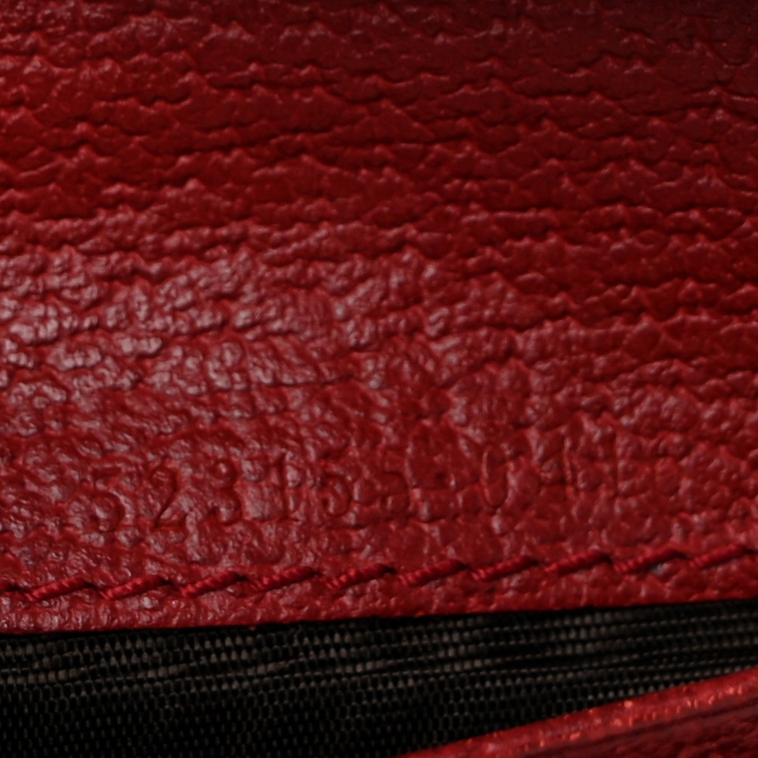 Gucci GG Supreme Monogram Flora Web Ophidia Card Case Red 7 of 9