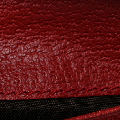 Gucci GG Supreme Monogram Flora Web Ophidia Card Case Red 7 of 9