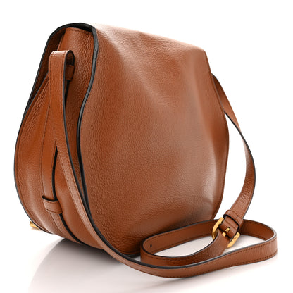 Chloe Calfskin Medium Marcie Round Crossbody Bag Tan 3 of 10