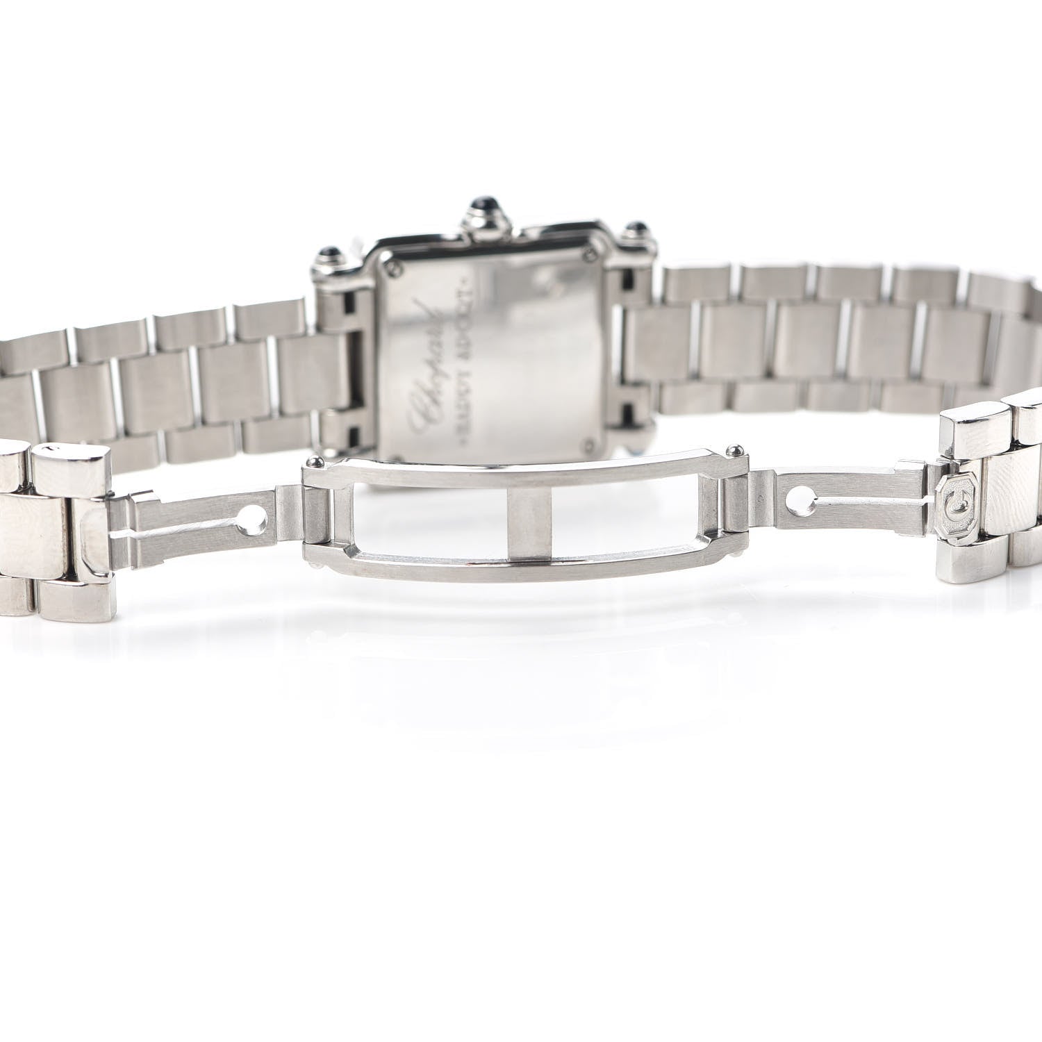 Chopard Stainless Steel Diamond Mother of Pearl 23mm Happy Sport Moon Star Quartz Watch 5 of 5