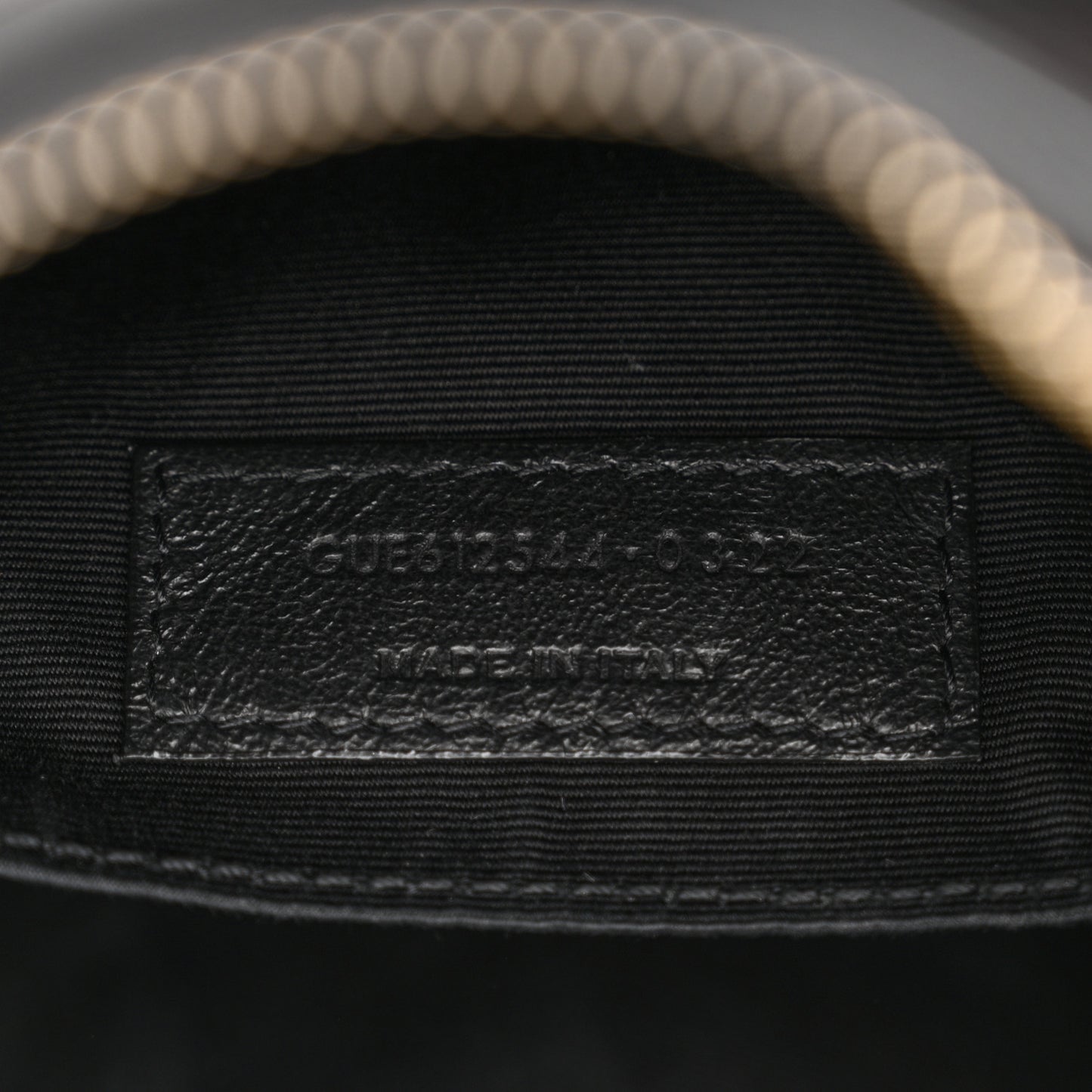 Calfskin Matelasse Monogram Lou Camera Bag Black