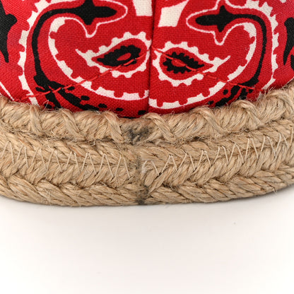 Saint Laurent Cotton Bandana Y Quilted Monogram Toy Loulou Crossbody Bag Red 13 of 16