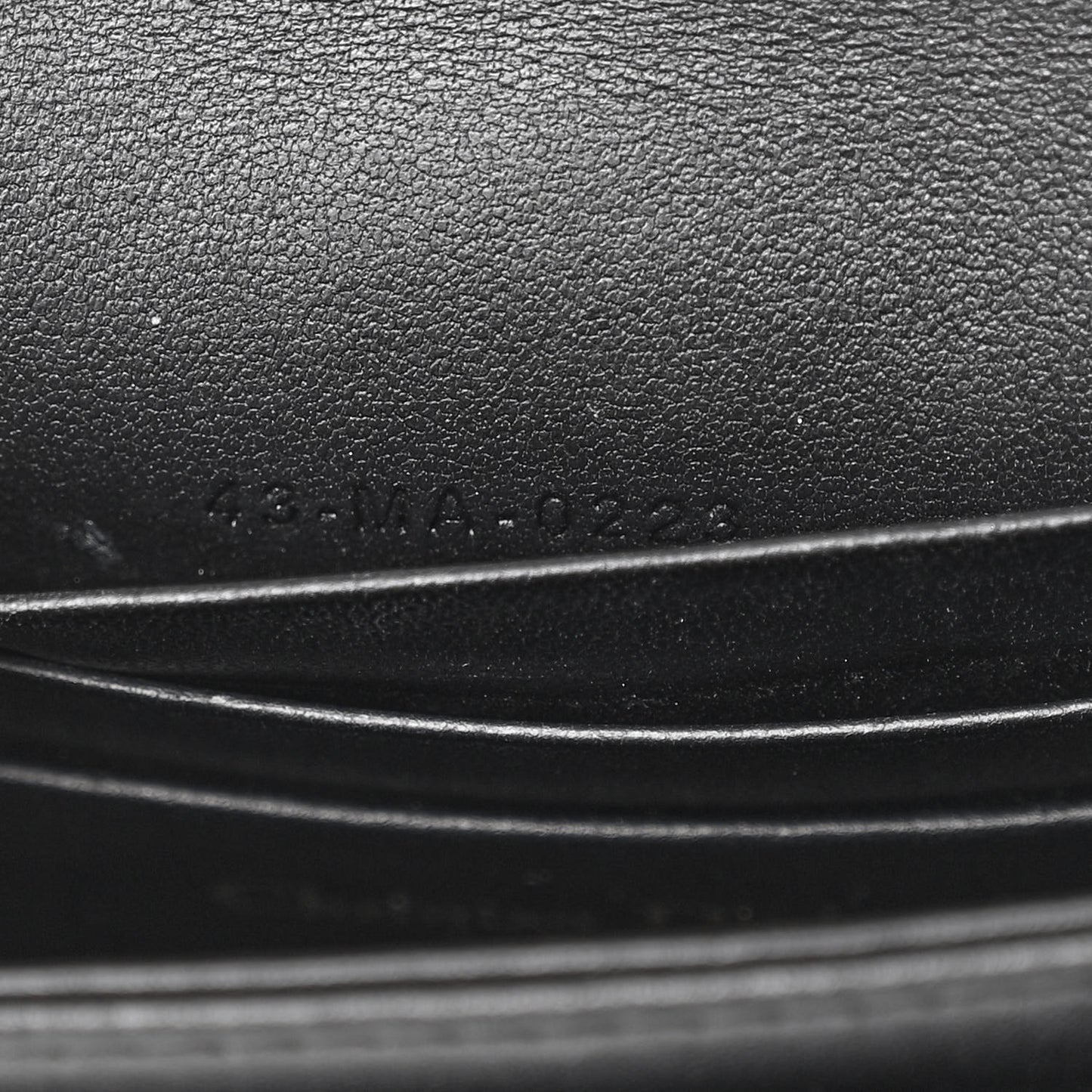 Lambskin Lady Dior Top Handle Clutch Black