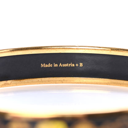 Hermes Enamel Printed H Chain Narrow Bracelet 65 2 of 5