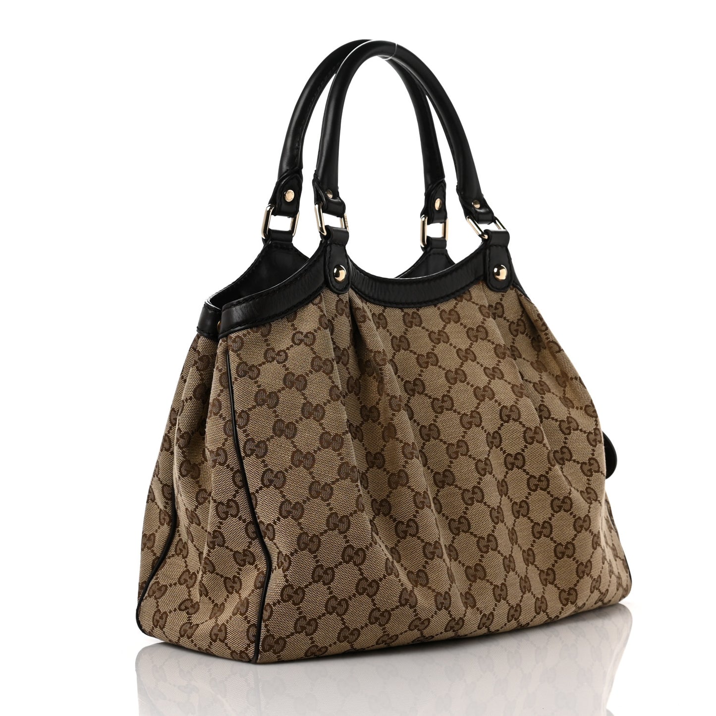Monogram Medium Sukey Tote Dark Brown