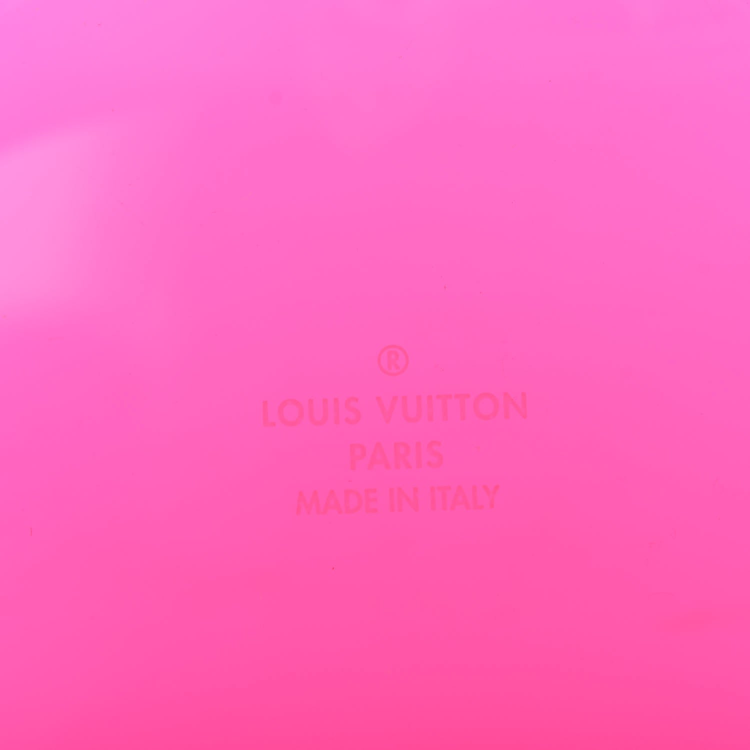 Louis Vuitton Transparent Plexiglass Box Scott Fluorescent Pink 6 of 6
