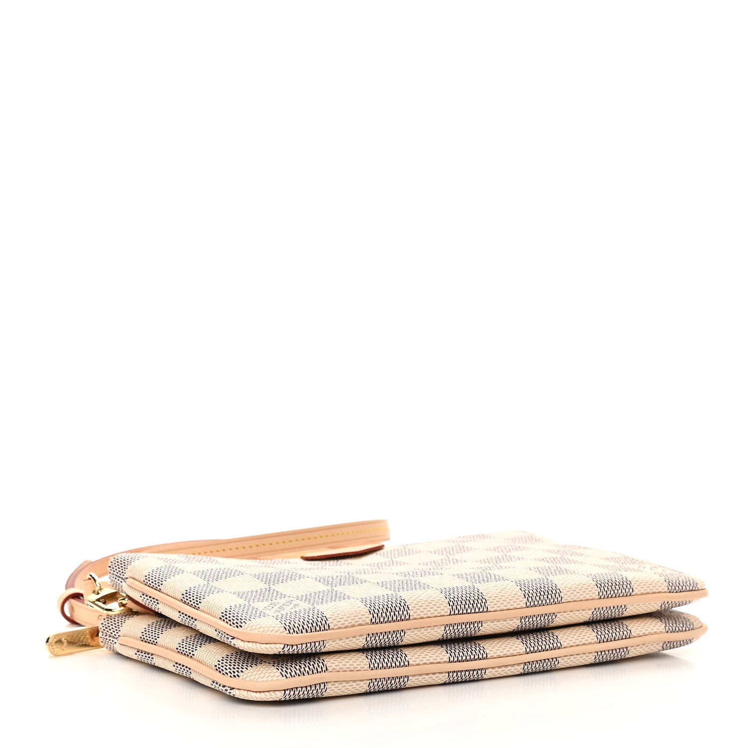 Louis Vuitton Damier Azur Double Zip Pochette 4 of 11