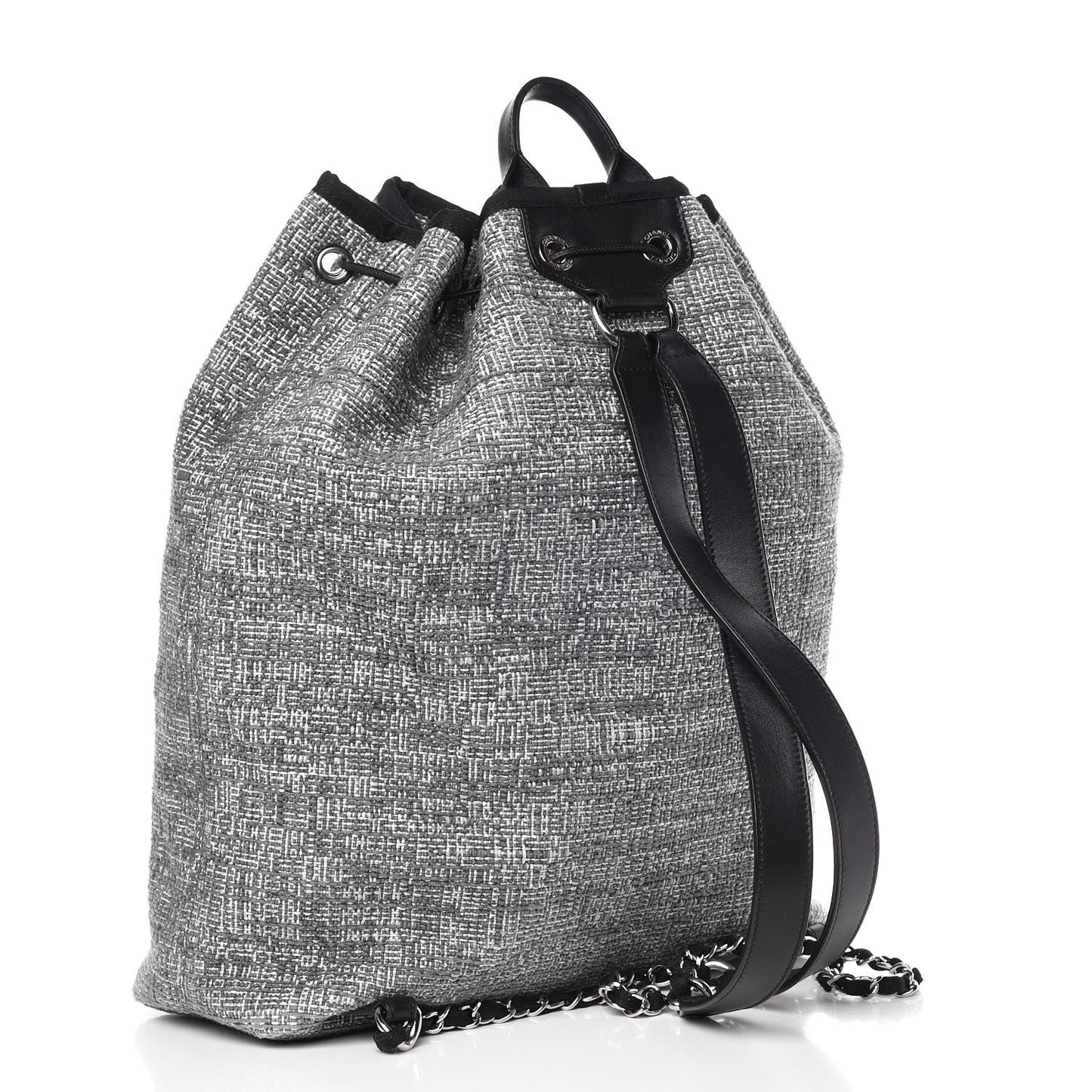 Canvas Large Deauville Backpack Charcoal