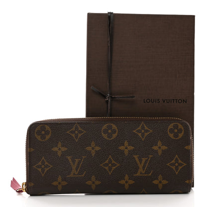 Louis Vuitton Monogram Clemence Wallet Fuchsia 8 of 8