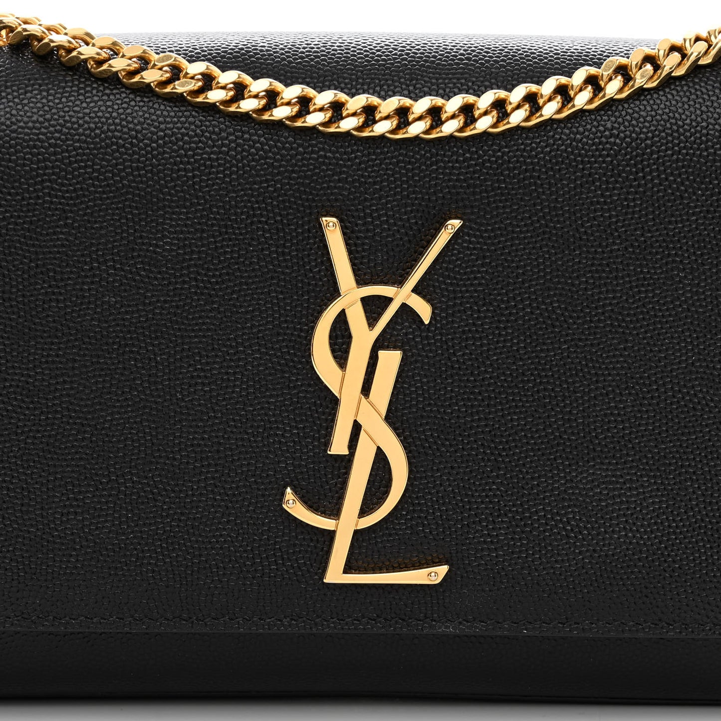 Grain De Poudre Small Monogram Kate Satchel Black
