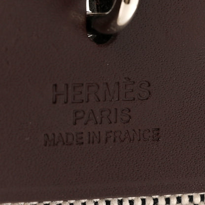 Hermes Toile H Berline Vache Hunter Herbag Zip PM 31 Bleu Encre Black 7 of 11