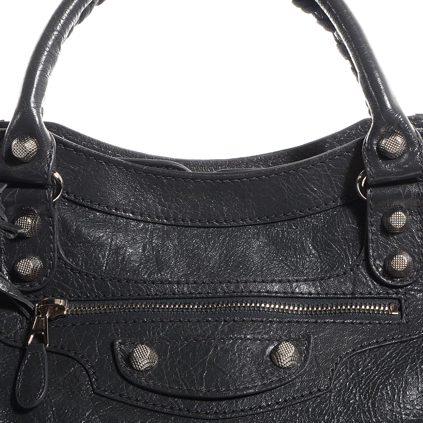 Agneau Giant 12 Silver Hardware Velo Gris Fossile Anthracite