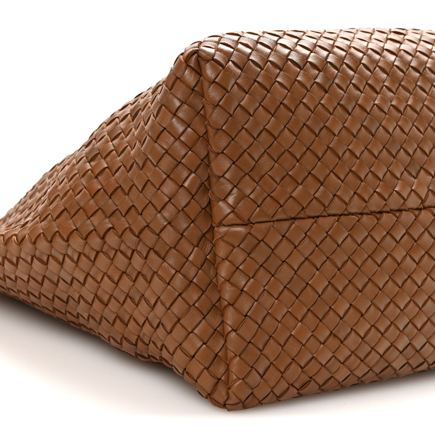 Bottega Veneta Nappa Intrecciato Large Heart Cabat White Tan 10 of 12