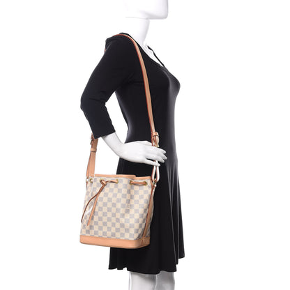 Louis Vuitton Damier Azur Noe BB 2 of 12