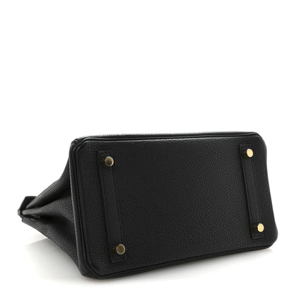 Hermes Togo Birkin 25 Black 4 of 9