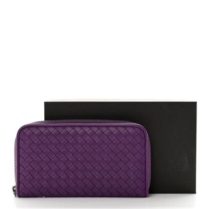 Bottega Veneta Nappa Intrecciato Zip Around Wallet Monalisa 11 of 11