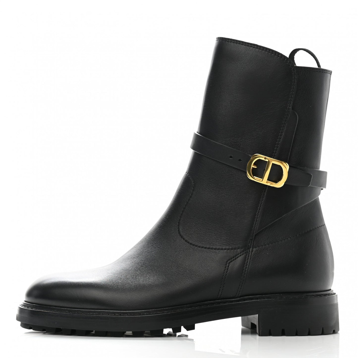 Calfskin Empreinte Ankle Boot 36 Black