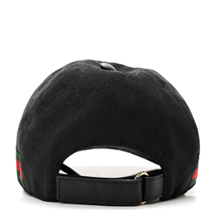Gucci Monogram Web Baseball Hat M Black 6 of 10
