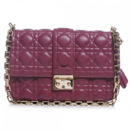 Christian Dior Lambskin Cannage Medium Miss Dior Flap Hortensia 1 of 7