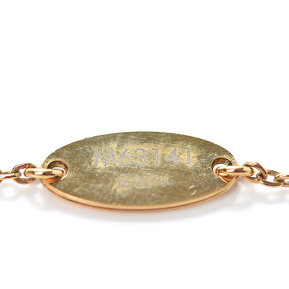 Louis Vuitton Nanogram Name Tag Necklace Gold 5 of 6