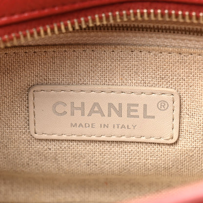 Chanel Tweed Calfskin Small Gabrielle Hobo Red Multicolor 6 of 13