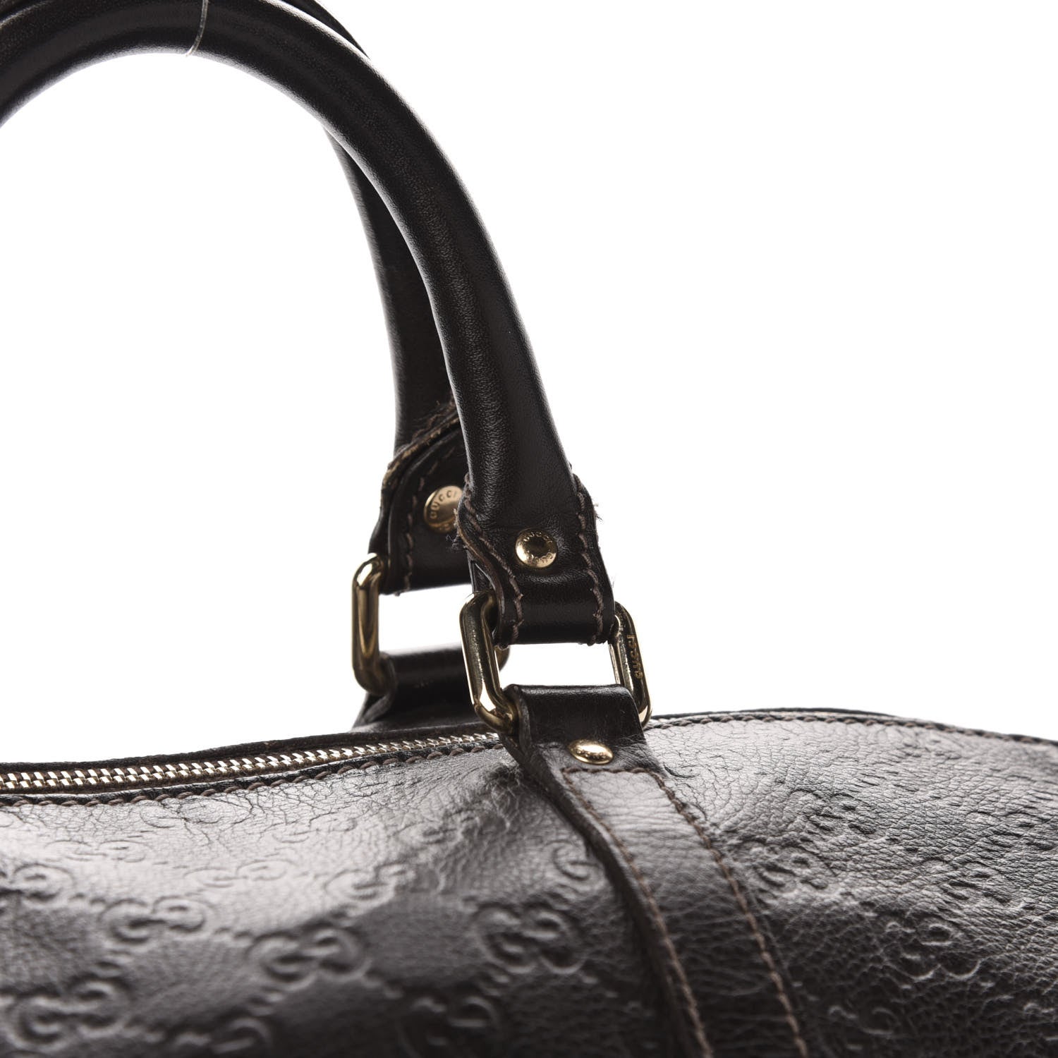 Gucci Guccissima Large Carry On Duffle Chocolate 13 of 15