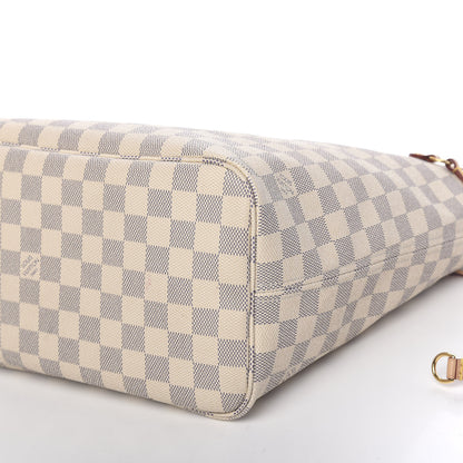 Louis Vuitton Damier Azur Neo Neverfull MM Rose Ballerine 16 of 16