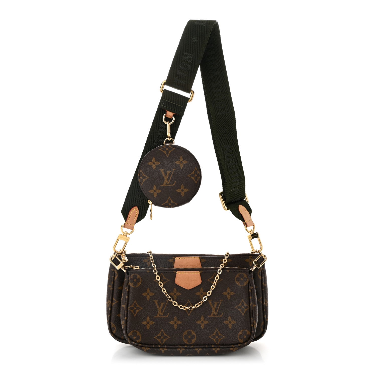 Louis Vuitton Monogram Multi Pochette Accessories Kaki 1 of 10