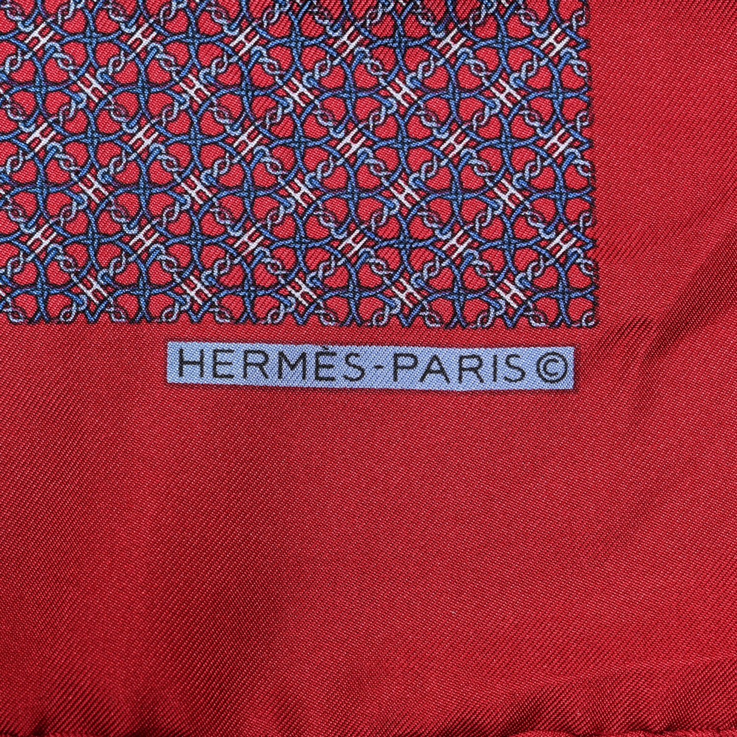 Hermes Silk Pocket Square Scarf 2 of 4