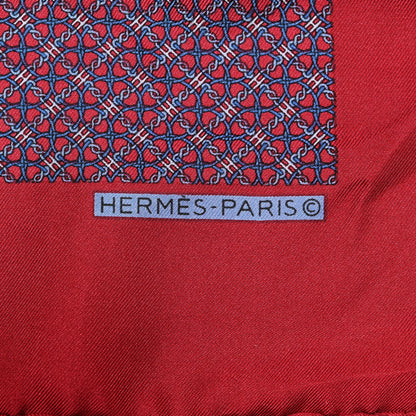 Hermes Silk Pocket Square Scarf 2 of 4