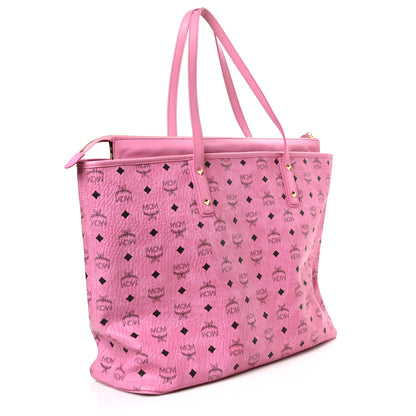 MCM Visetos Large Anya Shopper Tote Pink 2 of 6