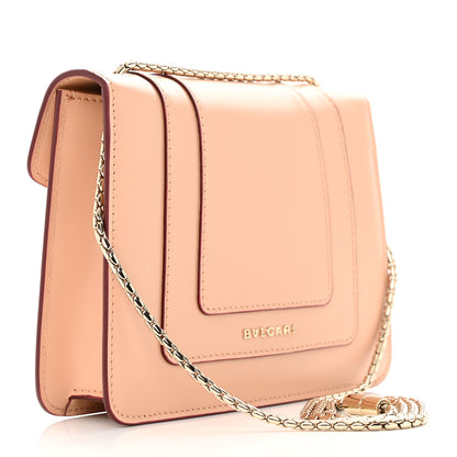 Bulgari Calfskin Serpenti Forever Crossbody Bag Beige 3 of 10