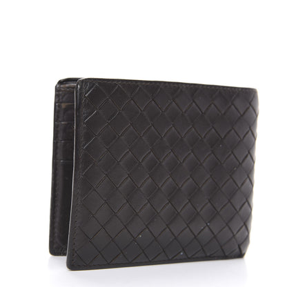 Bottega Veneta Nappa Intrecciato Bi-Fold Wallet Ebano 2 of 7