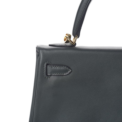 Hermes Swift Kelly Retourne 25 Vert Fonce 26 of 34