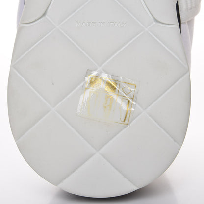 Chanel Stretch Fabric CC Sneakers 39 White 7 of 10