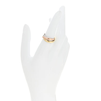 Cartier 18K Pink Yellow White Gold Classic Trinity Ring 53 6.25 2 of 6