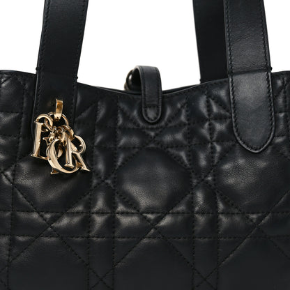 Christian Dior Calfskin Macrocannage Small Toujours Black 9 of 11