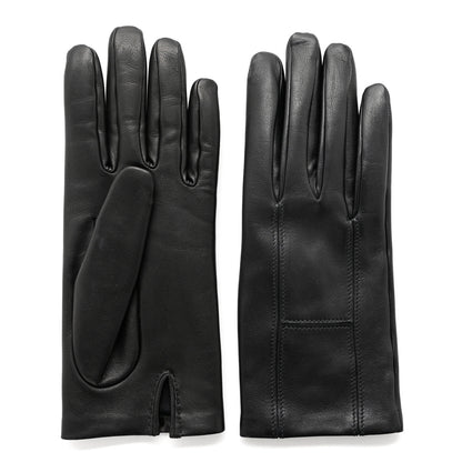 Hermes Lambskin Gloves 7.5 Black 1 of 3