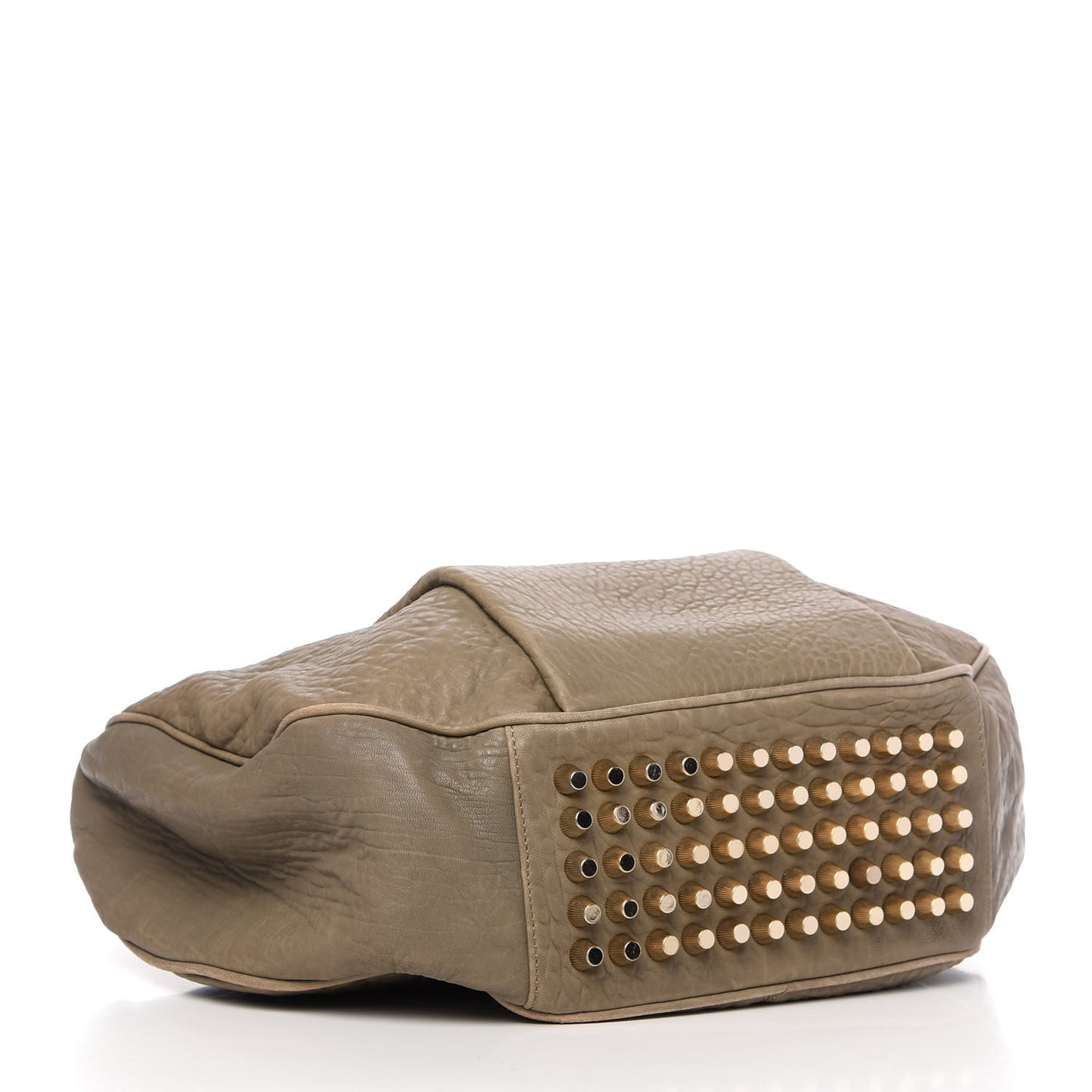 Pebbled Lambskin Morgan Hobo Latte Gold Hardware