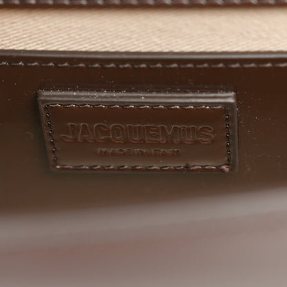 Jacquemus Glazed Calfskin Le Grand Bambino Midnight Brown 6 of 9