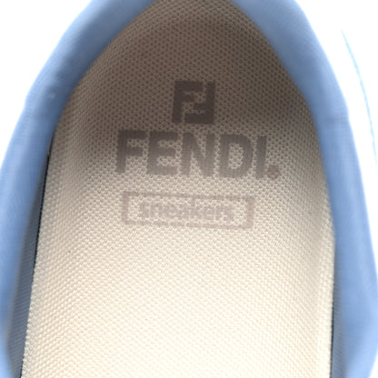 Fendi Calfskin Vitello Fendi Match Low Top Sneakers 39.5 Sky White 7 of 9