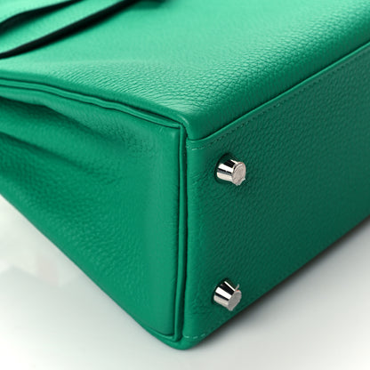 Hermes Togo Kelly Retourne 25 Menthe 9 of 11